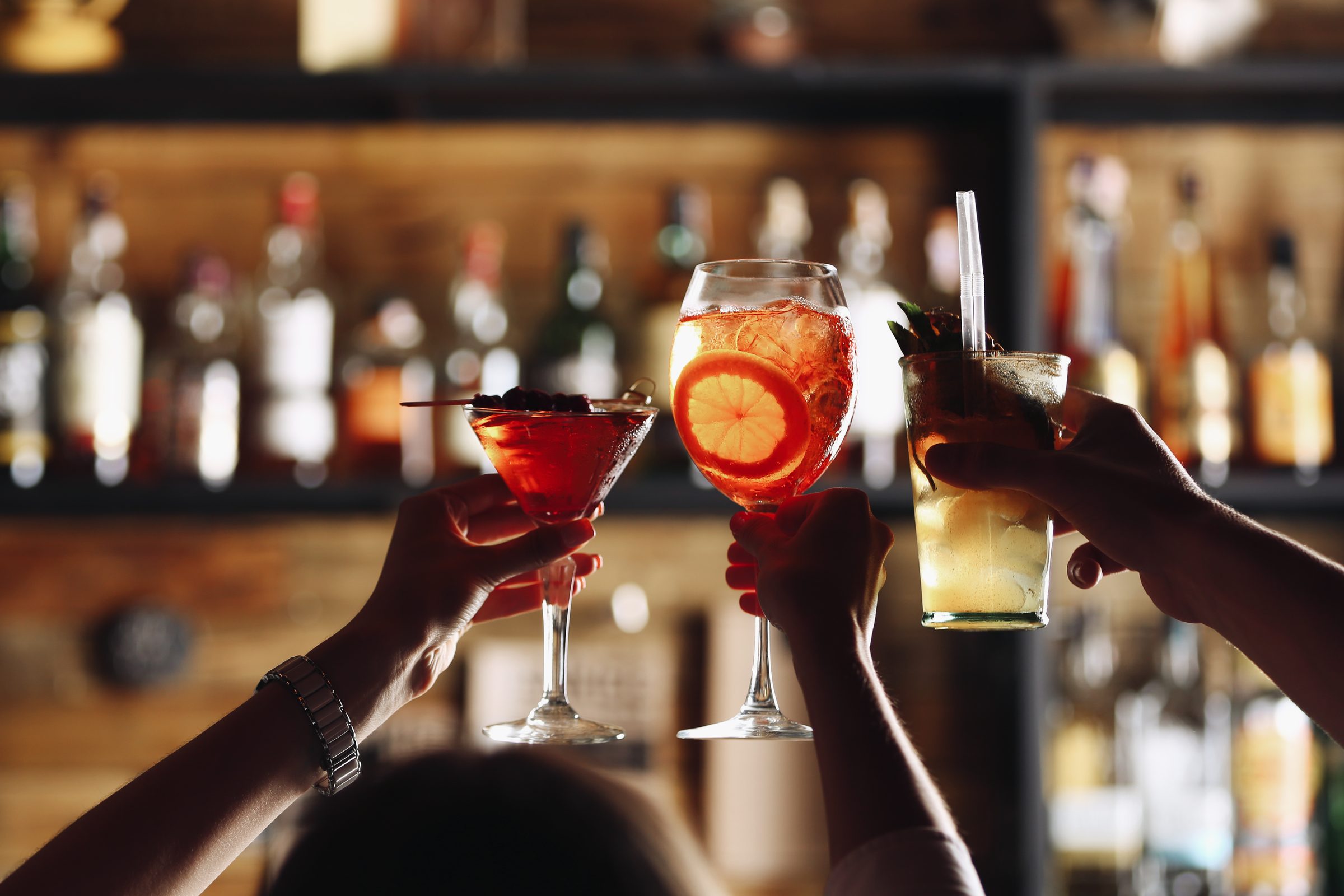 Bustling bar